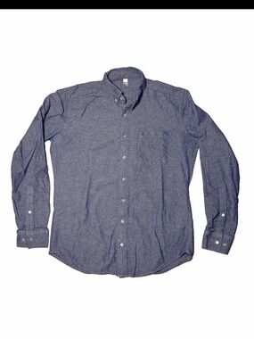 Chambray by American Apparel Navy Heather Button-Down Shirt